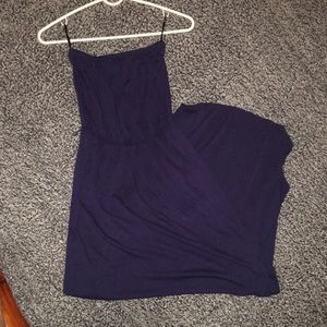 Lightweight Dark Blue Garden Dress